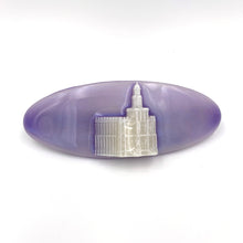 Temple Barrette - Large - Satin Finish