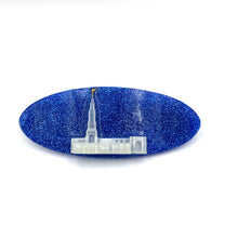 Temple Barrette - Large - Glitter Finish