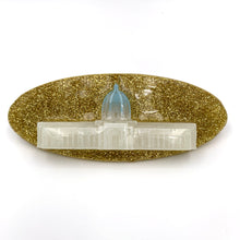 Temple Barrette - Large - Glitter Finish