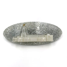 Temple Barrette - Large - Glitter Finish